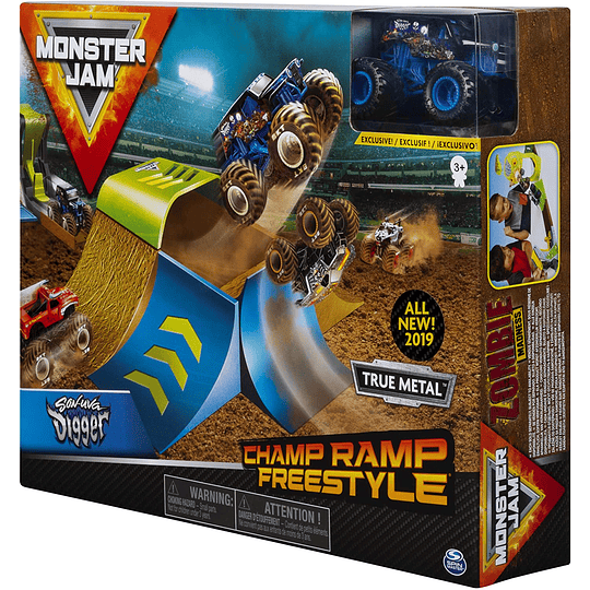 Exclusiva Camión monstruo de excavadora Monster Jam