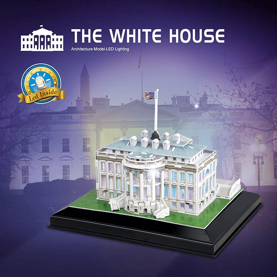  Casa Blanca Puzzle 3D Led CubicFun
