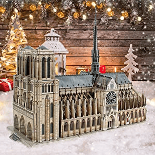 Notre Dame de Paris Puzzle 3D CubicFun