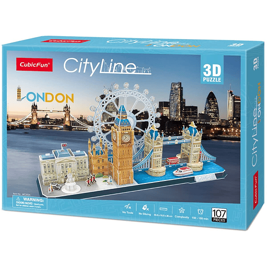 Londres CityLine Puzzle 3D CubicFun