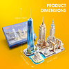 New York CityLine Puzzle 3D CubicFun 