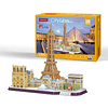 Paris Torre Eiffel Puzzle 3D CubicFun