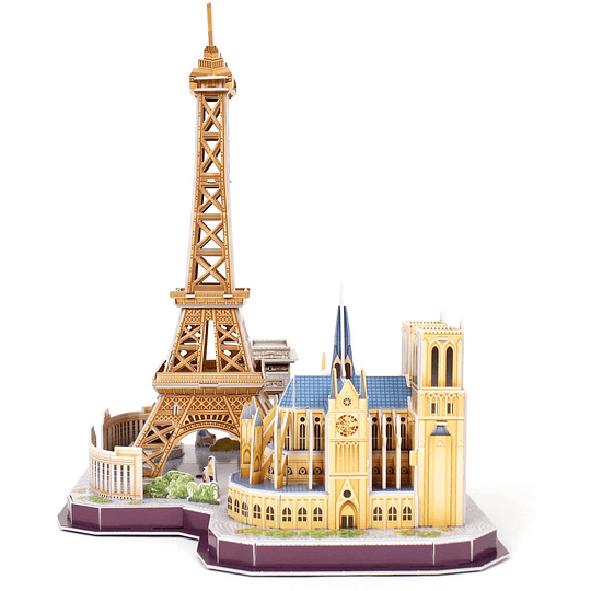 Paris Torre Eiffel Puzzle 3D CubicFun