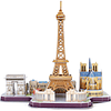 Paris Torre Eiffel Puzzle 3D CubicFun