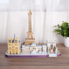 Paris Torre Eiffel Puzzle 3D CubicFun