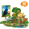 Amazon Rain Forest Puzzle 3D  CubicFun Kids