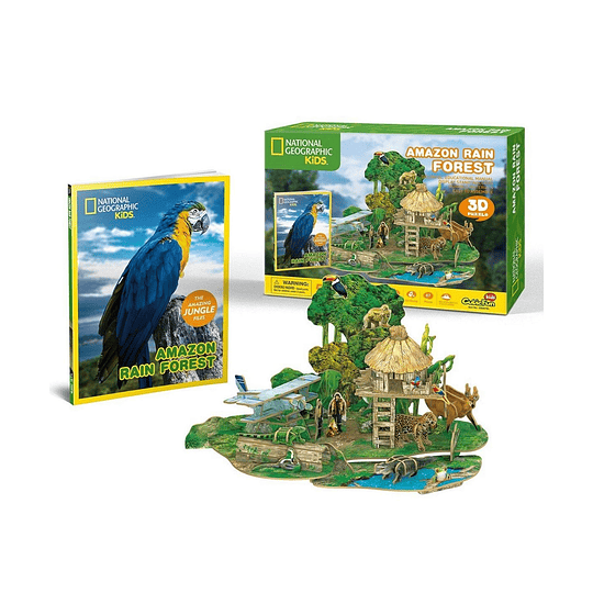 Amazon Rain Forest Puzzle 3D  CubicFun Kids