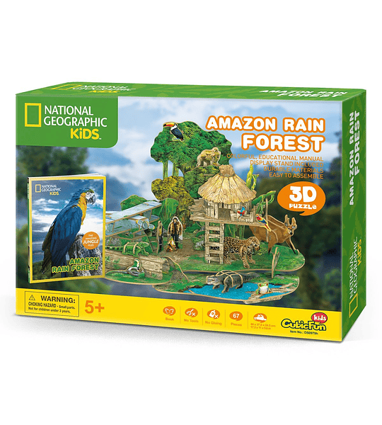Amazon Rain Forest Puzzle 3D  CubicFun Kids