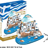 Santorini Island Puzzle 3D Cubicfun