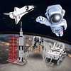 Space Mission Puzzle 3D CubicFun Kids