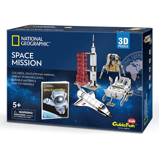 Space Mission Puzzle 3D CubicFun Kids