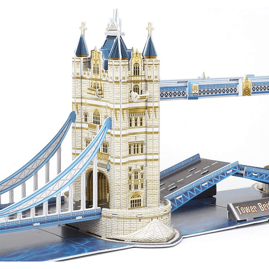 London Twin Bridge Puzzle 3D National Geographic CubicFun