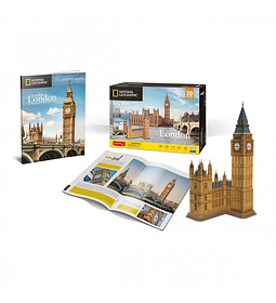  Big Ben Londres Puzzle 3D National Geographic CubicFun