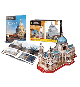Catedral de San Pablo Londres Puzzle 3D National Geographic CubicFun