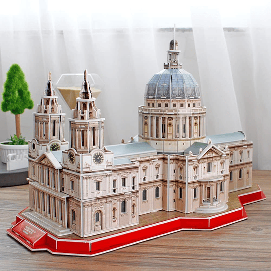 Catedral de San Pablo Londres Puzzle 3D National Geographic CubicFun