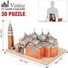 Plaza de San Marcos Puzzle 3D National Geographic CubicFun