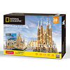 Sagrada Familia Barcelona Puzzle 3D National Geographic CubicFun