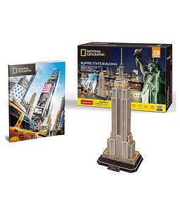 Empire State Building New York Puzzle 3D National Geographic CubicFun