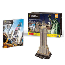 Empire State Building New York Puzzle 3D National Geographic CubicFun