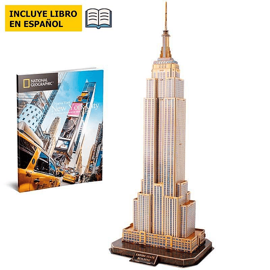 Empire State Building New York Puzzle 3D National Geographic CubicFun