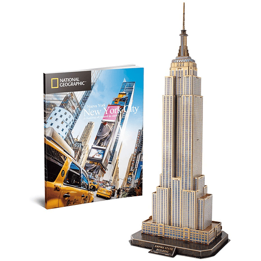 Empire State Building New York Puzzle 3D National Geographic CubicFun