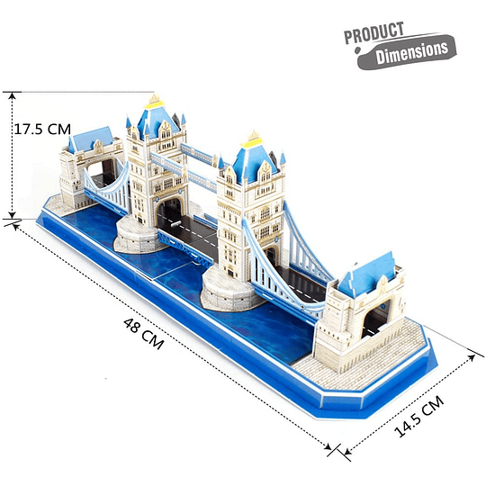 Tower Bridge Londres Puzzle 3D CubicFun