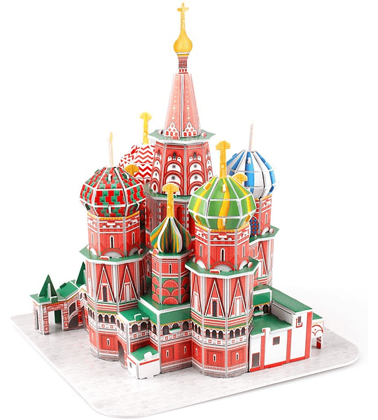 St. Basil's Cathedral Russia Puzzle 3D CubicFun
