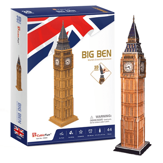 Big Ben Londres Puzzle 3D CubicFun