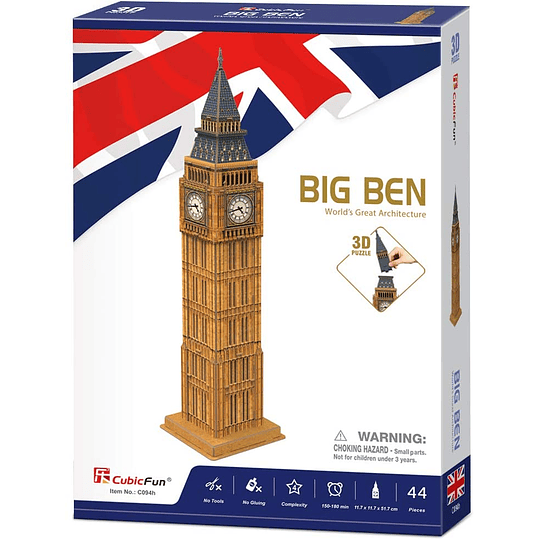 Big Ben Londres Puzzle 3D CubicFun