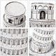 Torre de Pisa Puzzle 3D CubicFun