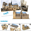 Notre Dame de Paris Puzzle 3D CubicFun