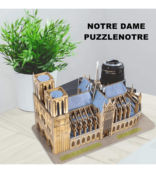 Notre Dame de Paris Puzzle 3D CubicFun
