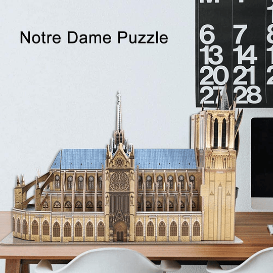 Notre Dame de Paris Puzzle 3D CubicFun