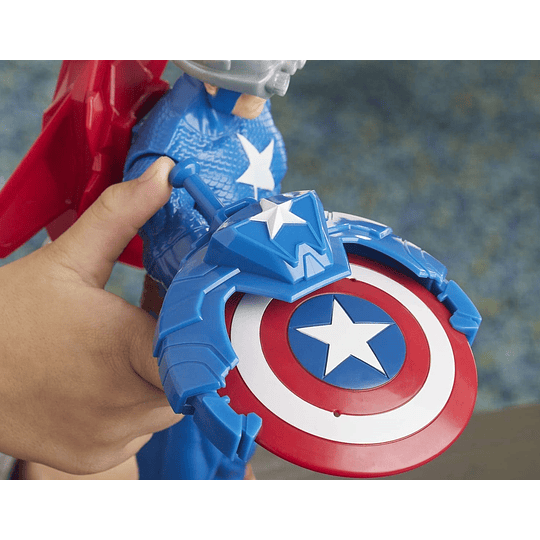Capitán América Marvel Titan Hero Blast Gear