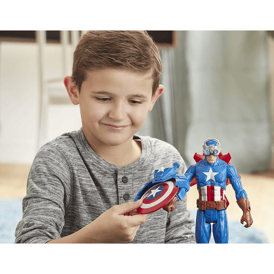 Capitán América Marvel Titan Hero Blast Gear
