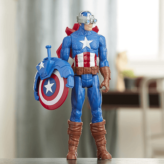 Capitán América Marvel Titan Hero Blast Gear