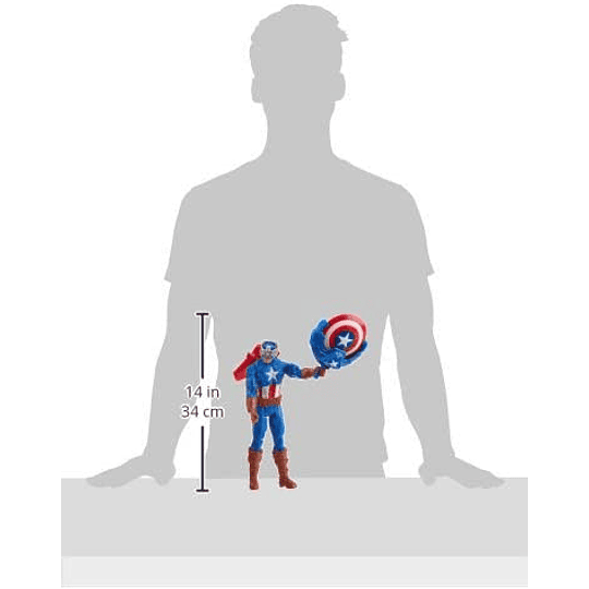 Capitán América Marvel Titan Hero Blast Gear