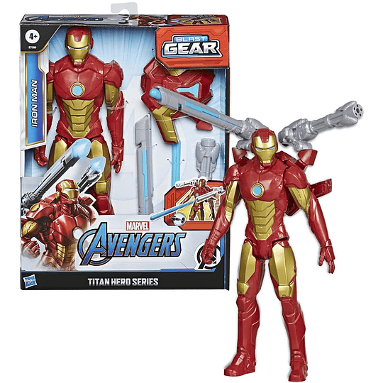 Iron Man de Marvel Titan Hero Series Blast Gear