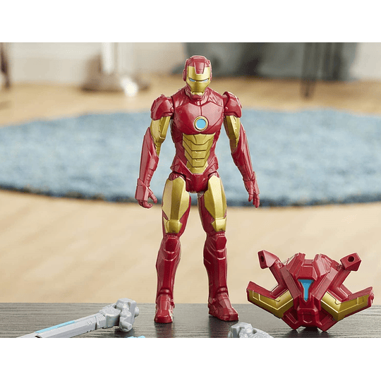 Iron Man de Marvel Titan Hero Series Blast Gear