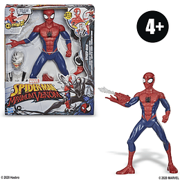 Spider-Man Maximum Venom, Spider-Man Venom Gear, incluye trajes de Venom y Symbiote, sonidos y frases