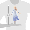 Elsa Cantante con música con Vestido Azul Inspirado en Disney Frozen 2