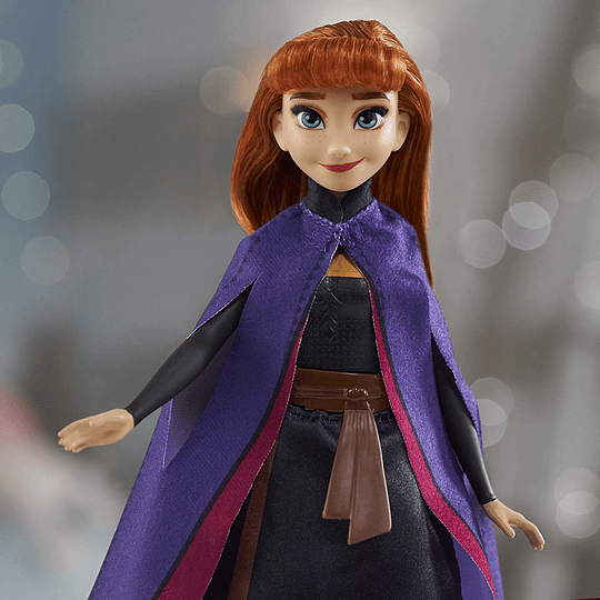 Anna Transformation Queen 2 Trajes y 2 Estilos de Pelo Frozen 2