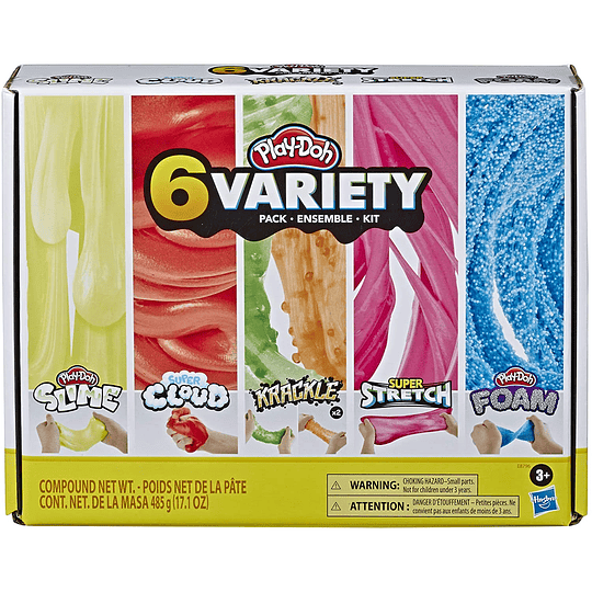  Play-Doh Kit de 6 Variedades 