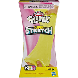 Slime Super Stretch - Pack de 2 color Rosado y Amarillo Play-Doh