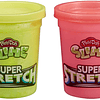 Slime Super Stretch - Pack de 2 color Rosado y Amarillo Play-Doh
