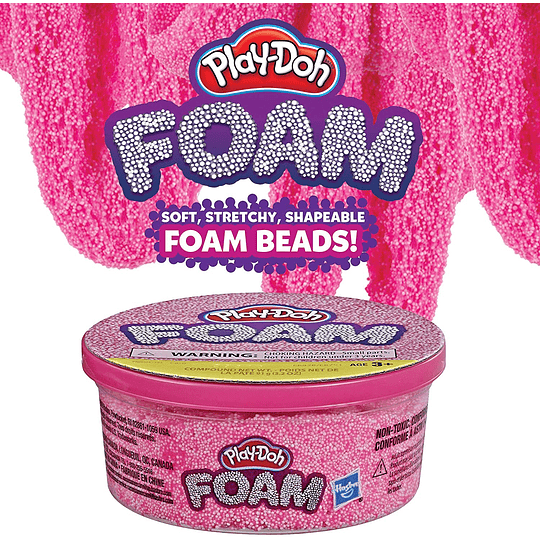  Pote de espuma para modelar Play-Doh Rosado