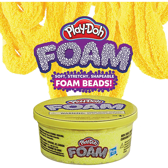 Pote de espuma para modelar Play-Doh Color Amarillo