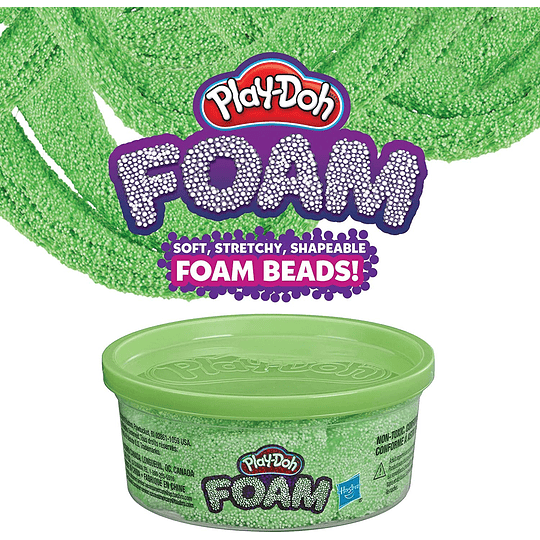 Pote de espuma para modelar Play-Doh Color Verde