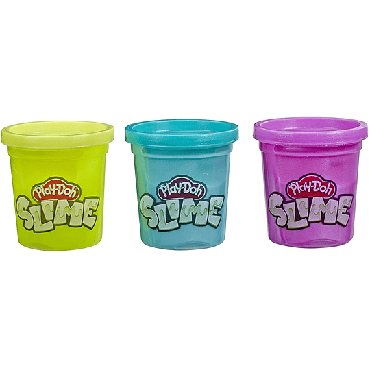 Brand Slime 3 Pack de Slime amarillo, morado metálico, y verde azulado metálico  Play-Doh