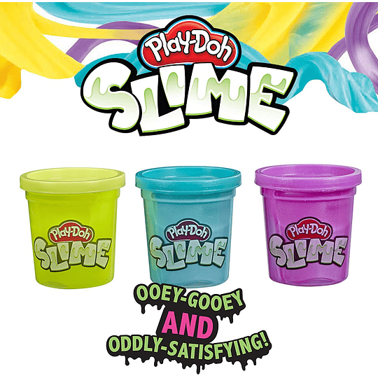 Brand Slime 3 Pack de Slime amarillo, morado metálico, y verde azulado metálico  Play-Doh